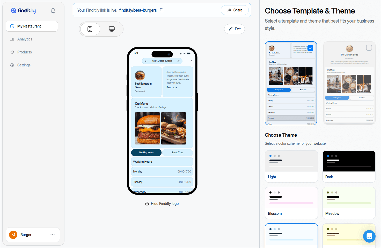 Create account